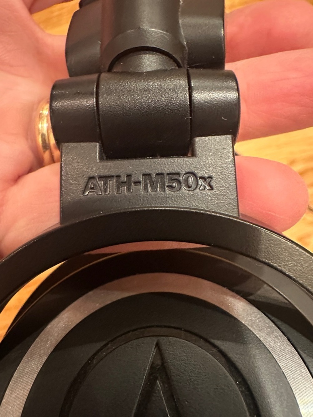 Audio Technica Black Over-Ear Headphones - Picture 2 of 7